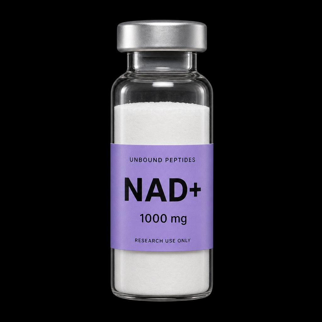 NAD+ 1000 mg lyophilized peptide vial