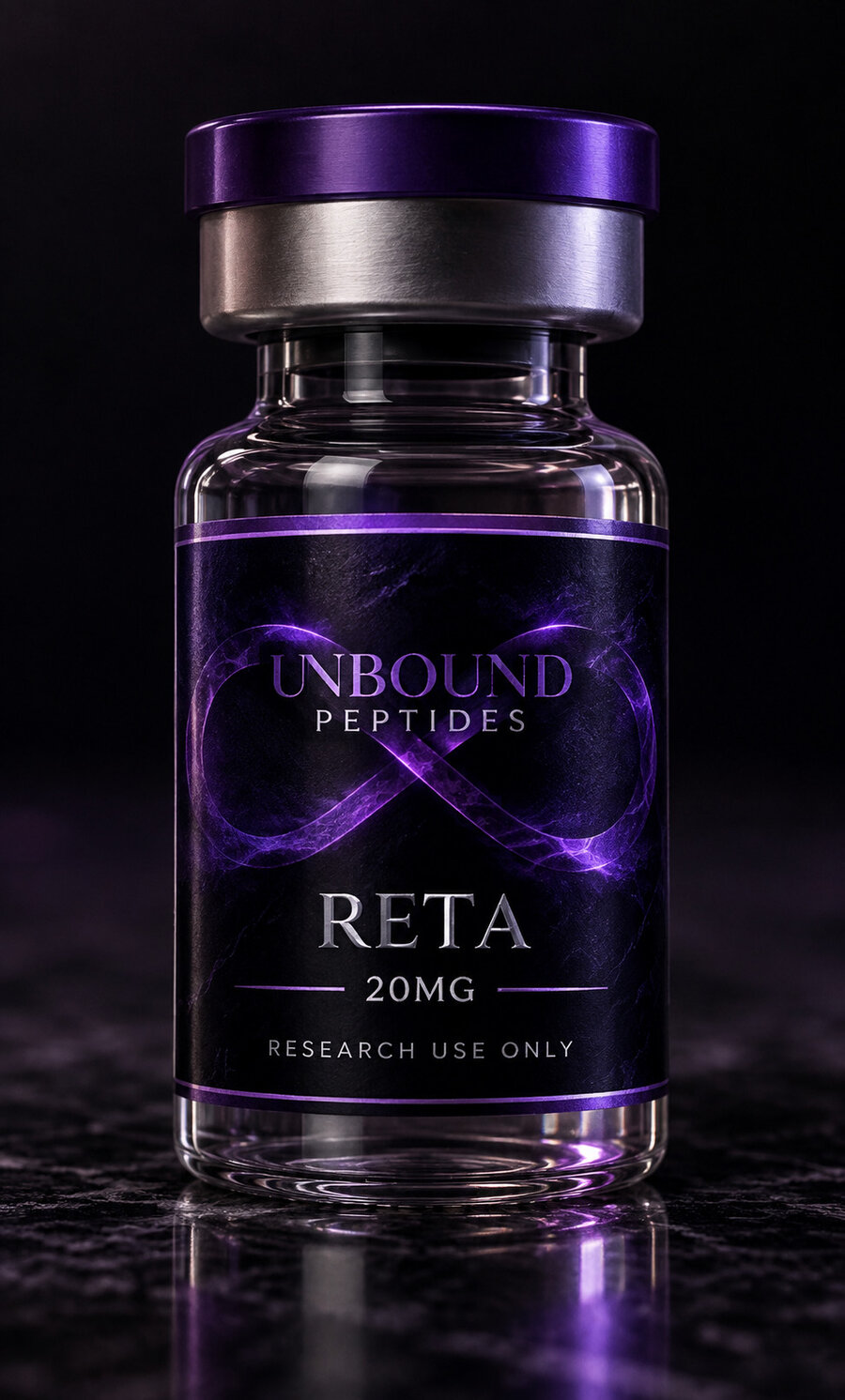 Retatrutide 20 mg lyophilized peptide vial