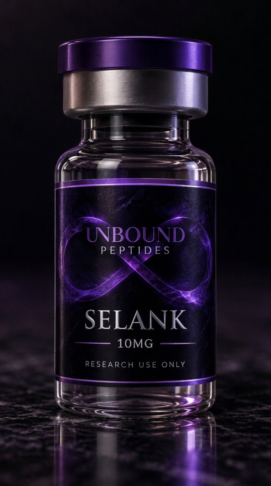 Selank 10 mg lyophilized peptide vial
