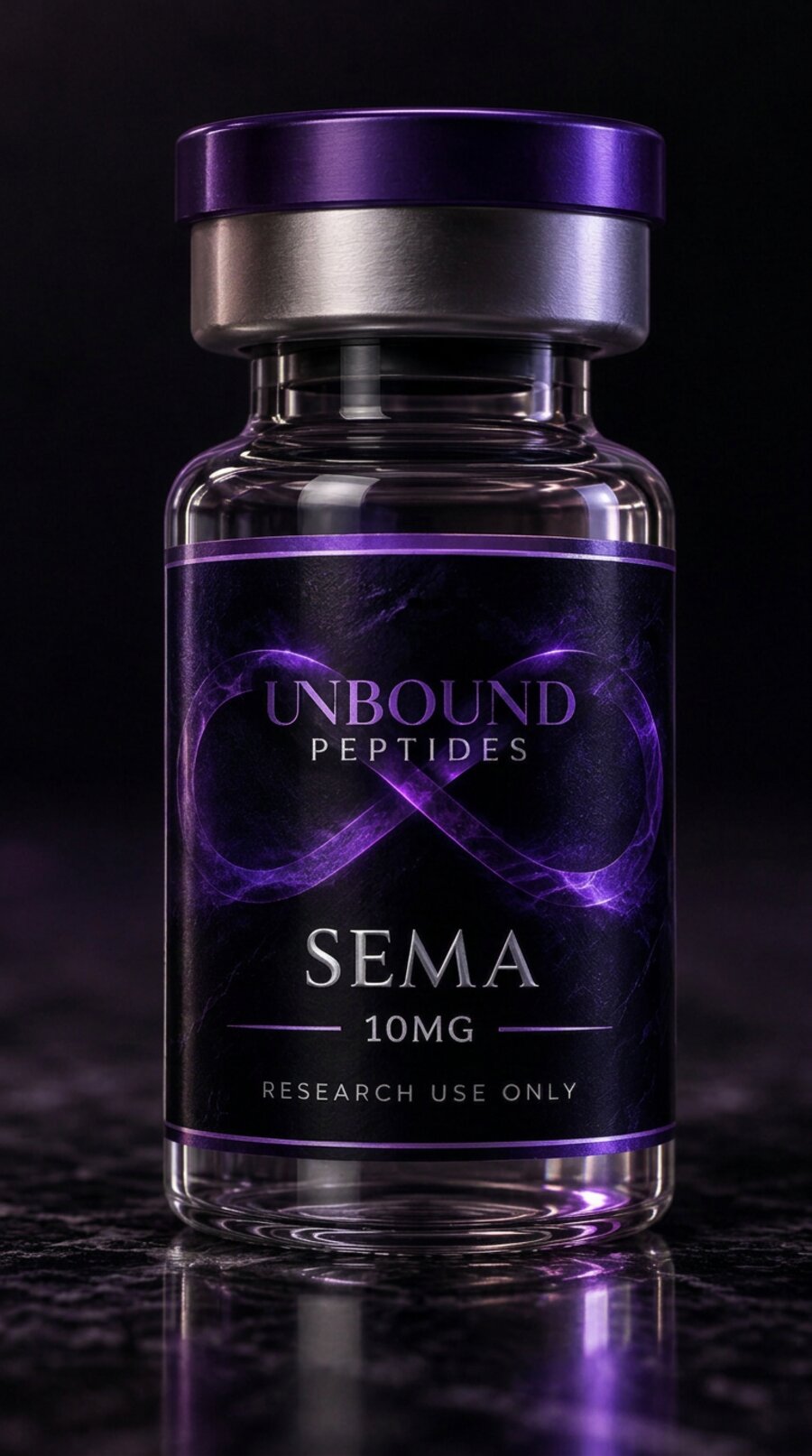 Semaglutide 10 mg lyophilized peptide vial