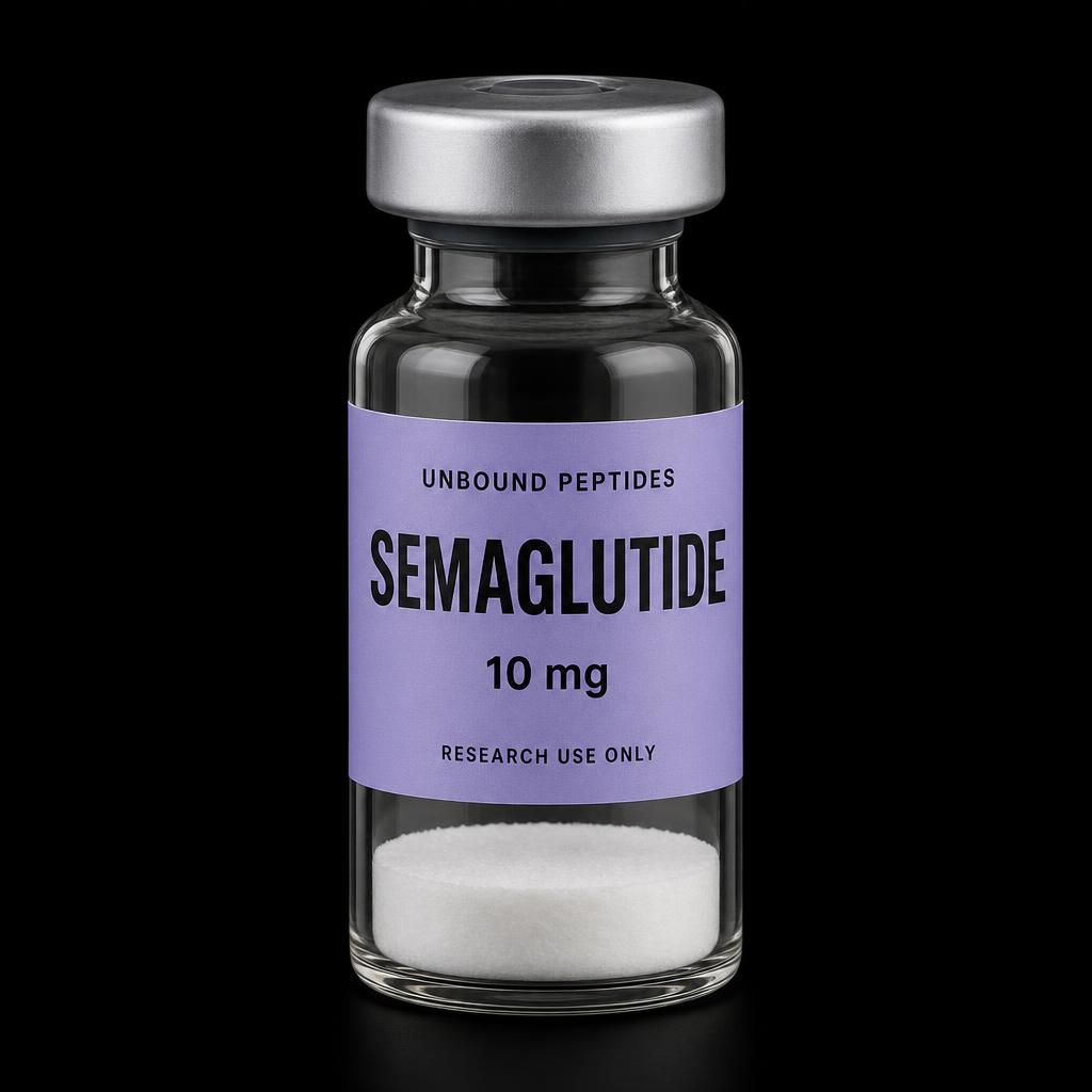 Semaglutide 10 mg lyophilized peptide vial