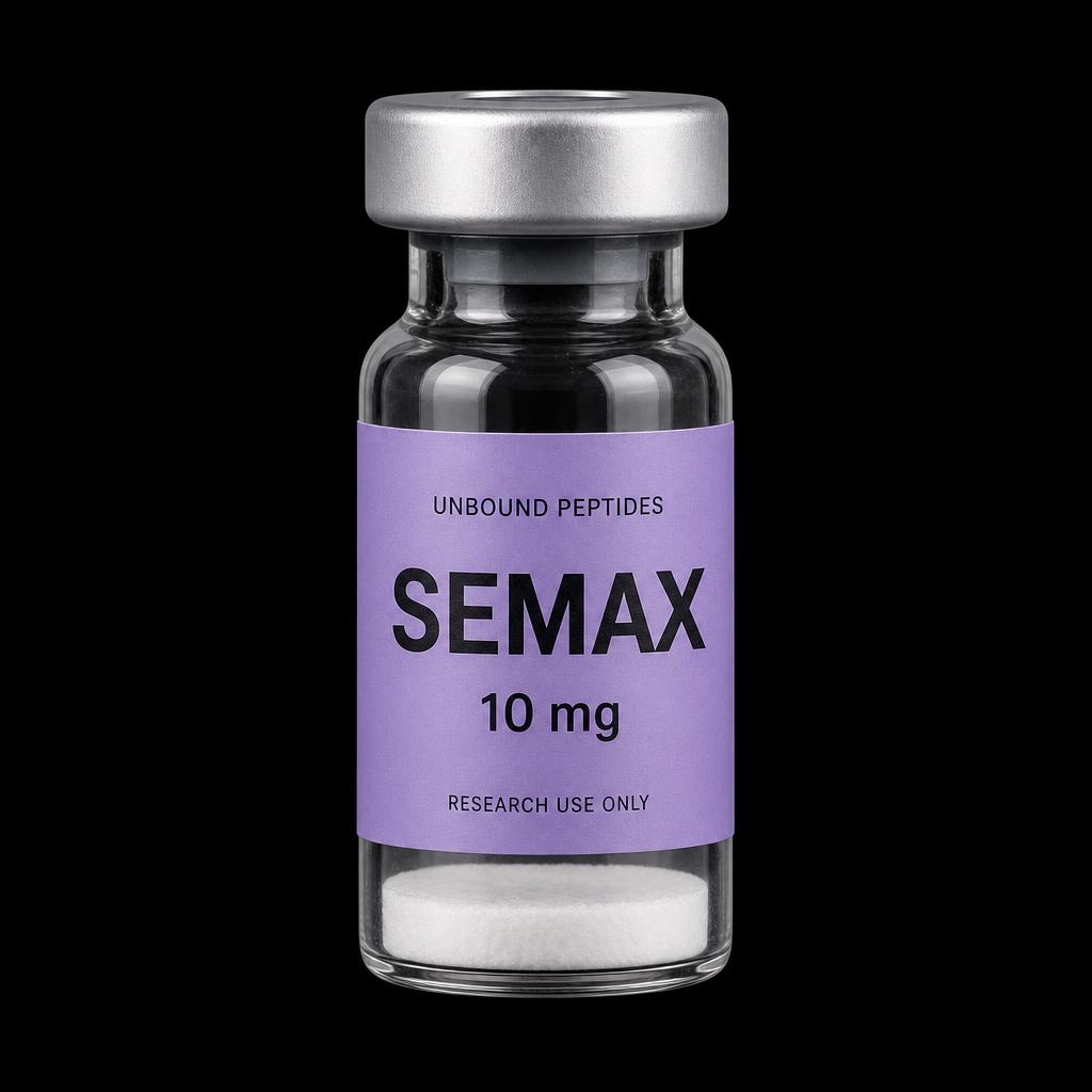 Semax 10 mg lyophilized peptide vial